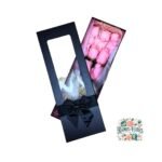 Caja 12 Rosas Rosadas