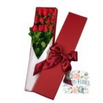 Caja 12 Rosas Rojas