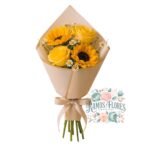Ramo 2 Girasoles + 2 Rosas