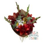 Ramo Mixto De Gladiolas + Rosas + Lirios - Imagen 2