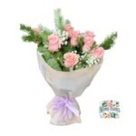 Ramo 8 Rosas Rosadas