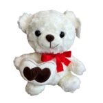 Peluche Oso Con Corazón 25 cm