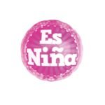 Globo Metalizado Niña 45cm