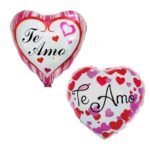 Globo Metalizado Corazón 25cm