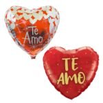 Globo Metalizado Corazón 25cm