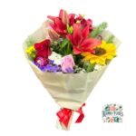 Ramo Primaveral de Rosas + Margaritas + Lirios + Flores de Temporada