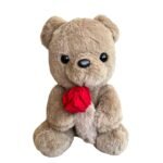 Peluche Oso Con Rosa 27 cm