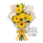 Ramo Primaveral de Gerberas Amarillas + Lirios + Margaritas