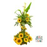 Arreglo de 20 Girasoles + Calas