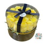 Box Cilindro 20 Rosas Amarillas