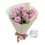 Ramo 8 Rosas Rosadas