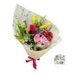 Ramo Primaveral 2 Rosas + Lirios + Flores de Temporada