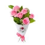 Ramo 6 Rosas Rosadas