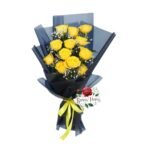 Ramo 12 Rosas Amarillas