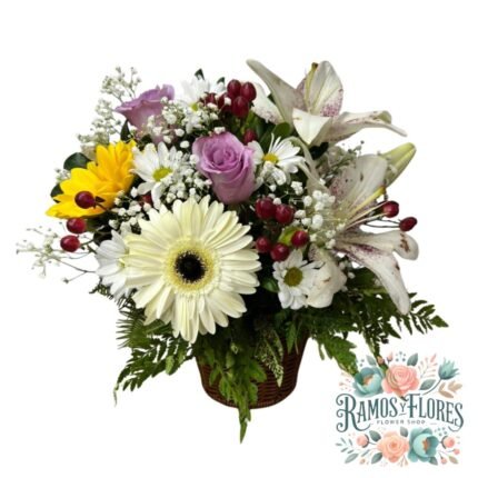 Arreglo Cesta Primaveral