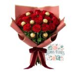 Ramo 18 Rosas + Bombones