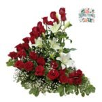 Arreglo 30 Rosas + Lirios