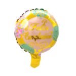 Globo Metalizado Feliz Cumpleaños 25cm