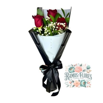 Ramo 3 Rosas Rojas