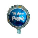 Globo Metalizado Te Amo Papá 25cm