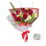 Ramo 12 Rosas Rojas