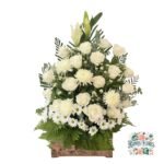 Arreglo De 17 Rosas + Margaritas + Maule