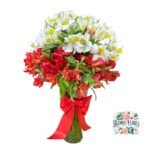 Florero de Astromelias 30 Varas