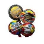 Globo Metalizado Graduación 25cm