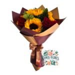 Ramo 8 Rosas + 5 Girasoles