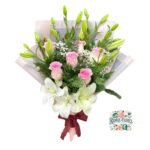 Ramo 6 Rosas + 6 Lirios