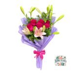 Ramo 6 Rosas + Lirios