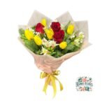 Ramo 3 Rosas + 5 Tulipanes