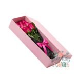 Caja 9 Rosas Rosadas