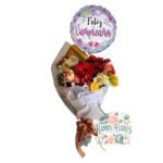 Ramo Gerberas + Bombones Ferrero + Globo