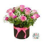 Box Cilindro 14 Rosas