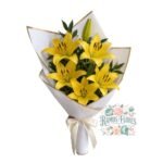 Ramo 5 Lilium Amarillos